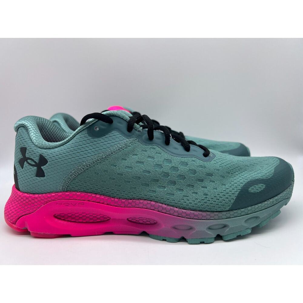 Under Armour HOVR Infinite 3 Daylight Teal Pink Miami Green Men's Size 10.5